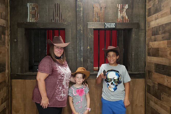 Wild West Heist Interactive Escape Room in Northfield, New Jersey - Group Size and Scheduling