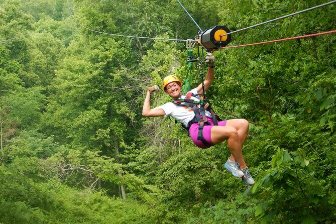 Wild Zipline Tour in Moundsville, West Virginia - The Sky-Bridge and Short Hike