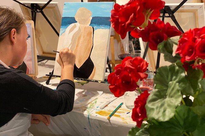 Wine and Painting Workshop Experience in Brussels - Inclusions