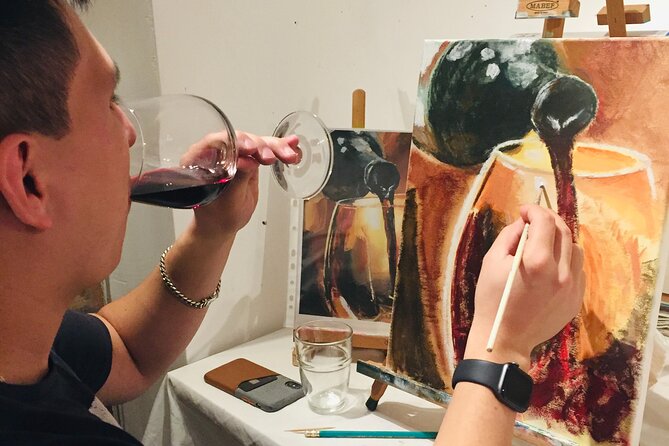 Wine and Painting Workshop Experience in Brussels - Booking and Inquiries