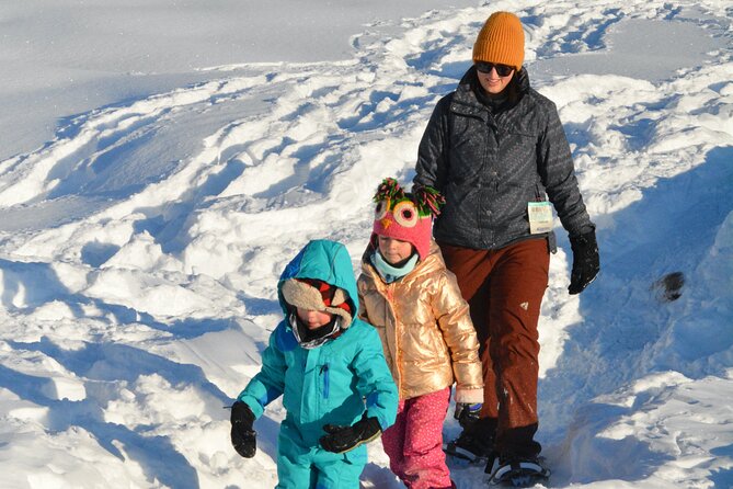 Winter Family Fun Day in Palmer Alaska - Snowshoeing Through the Wilderness