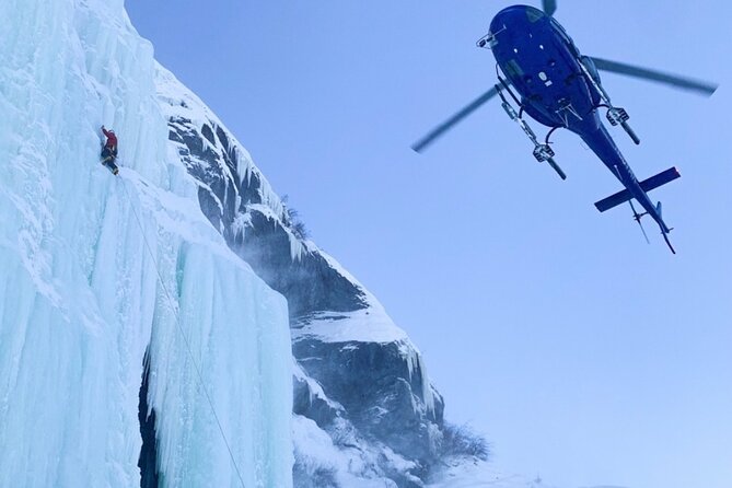 Winter Helicopter Ice Climbing Adventure - Key Points