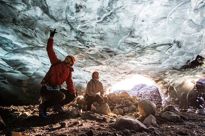 Winter Ice Cave + Climbing Private Photoshoot - 20 Shot Package - Health and Safety