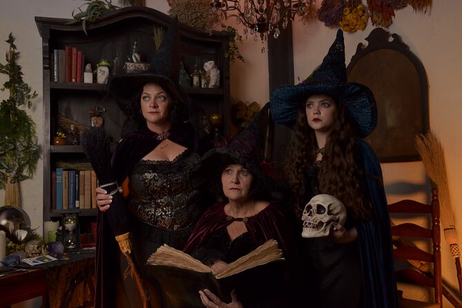 Witch Costume Photo Shoot - Witch Cottage Theatrical Set - Dressing the Part