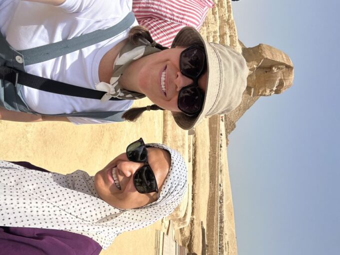Women Guide:Pyramids, and Sphinx, Memphis, Saqqara - Pyramids of Giza