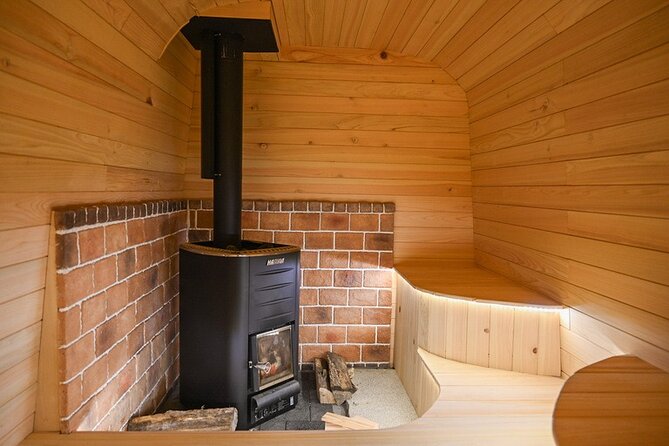 Wood Burning Sauna With Bus Dwelling Aesthetic - Sauna Experience