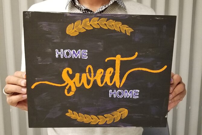 Wood Sign Painting Class - Booking Information