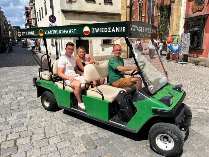 Wroclaw: City Tour Sightseeing By Golf Cart Shared Or Privat - Shared or Private Options