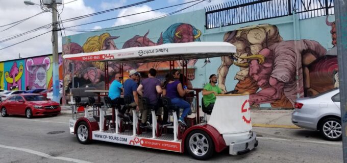 Wynwood Miami: Party Bike Happy Hour Crawl - Explore Wynwoods Best Spots