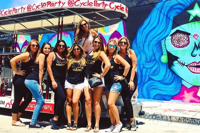 Wynwood Party Bike Happy Hour Crawl - Pedaling Through the Neighborhood