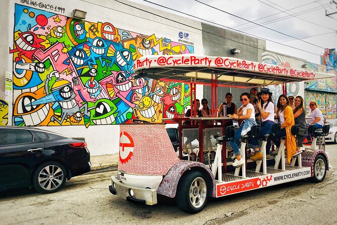Wynwood Party Bike Happy Hour Crawl - Experiencing Local Craft Cocktails