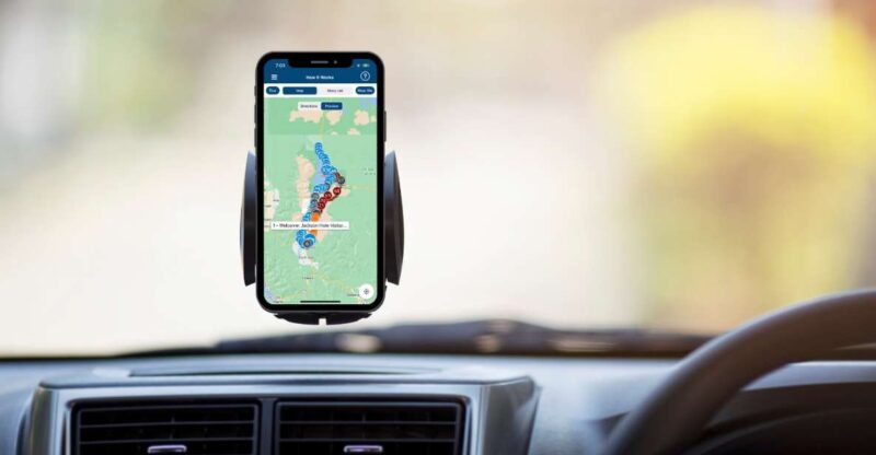 Wyoming: Grand Teton National Park Self-Guided Driving Tour - App Functionality and Usage