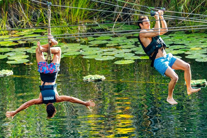Xcaret 4-Cenotes-Guided Tour- Snacks, Lunch and Drinks Included - Aquatic Flora, Fauna, and Rock Formations