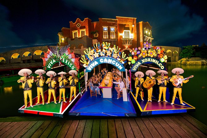 Xochimilco Boats Entry Ticket With Dinner and Open Bar - Key Points