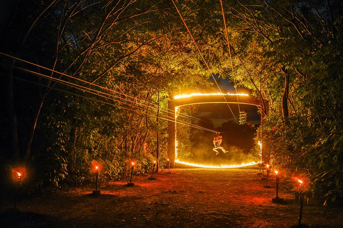 Xplor Fuego With Buffet Style Dinner and Transportation - Ziplining Under the Stars