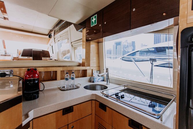 Yacht Trip Dubai : Book 56 Ft Premium Yacht up to 21 People - Yacht Specifications and Capacity