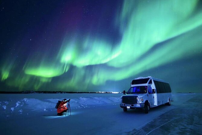 Yellowknife Aurora Viewing at Aurora Lodge + Aurora Hunting - Arctic Scenery Around Yellowknife