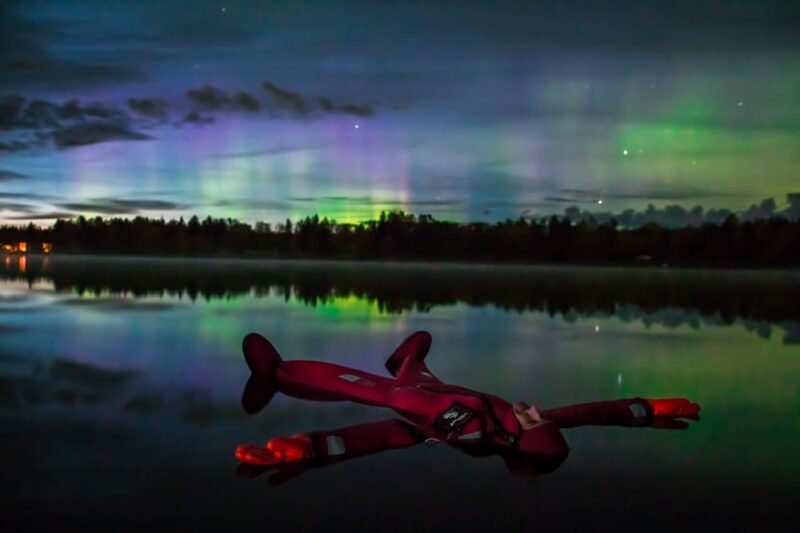 Ylläs: Northern Lights Ice-Floating Experience With Transfer - Inclusions
