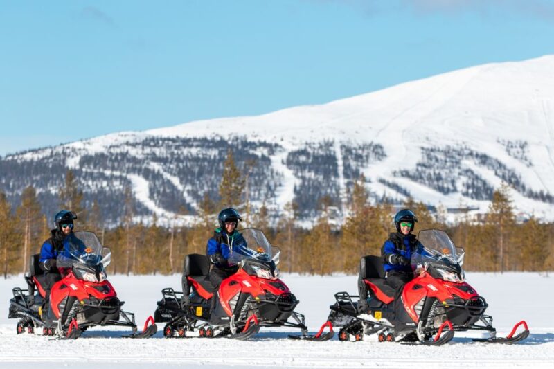 Ylläs: Snowmobile Adventure With Ice Fishing - Ice Fishing Techniques