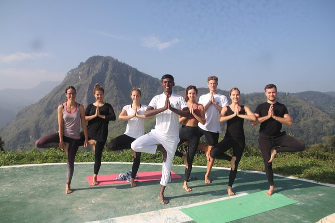 Yoga Near Little Adams Peak With Sunrise . - Yoga and Meditation Session