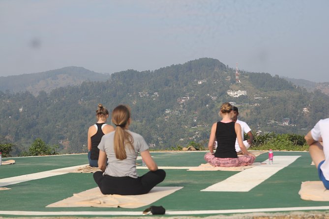 Yoga Near Little Adams Peak With Sunrise . - Trekking and Hiking