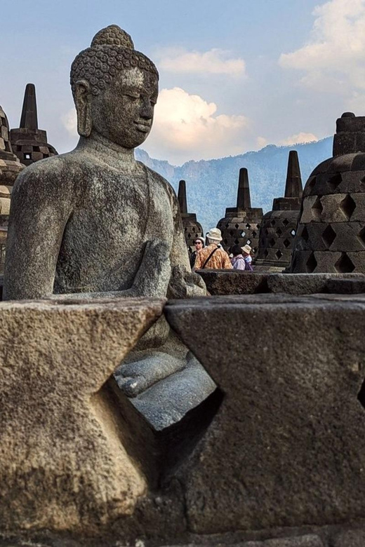 Yogyakarta: Borobudur Climb up and Prambanan Guided Tour - Itinerary and Transportation