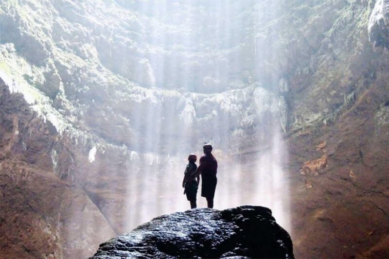 Yogyakarta: Jomblang Cave & Pindul Cave Day Trip With Lunch - Jomblang Cave Experience