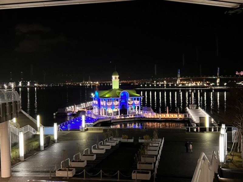 Yokohama 1.5 H Night View and Shopping Tour in Minatomirai - Tour Description