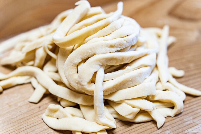 Yoshida Udon Cooking Class Yamanashi Traditional Dish. - Shaping and Cutting the Udon