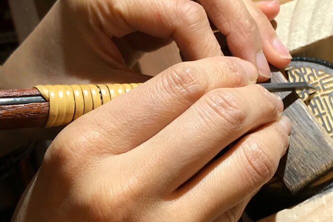 Your Own HANKO Name Seal Activity in Kamakura. - Engraving and Crafting Process