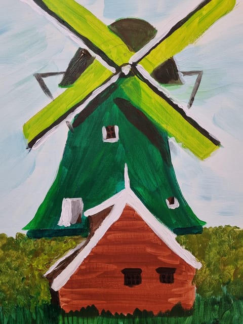 Zaandam: Paint a Dutch Windmill in a Cozy Atelier - Windmill Inspiration