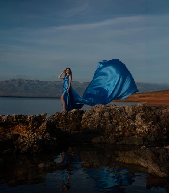 Zadar: Flying Dress Photo Shoot - Scenic Locations