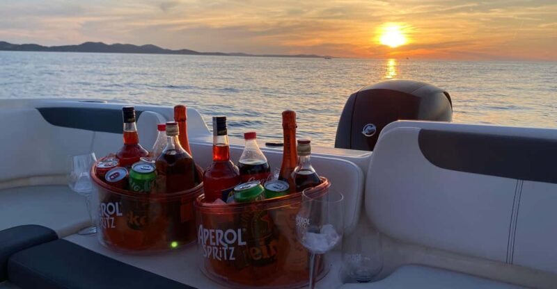 Zadar: Sunset Boat Tour With Unlimited Drinks - Itinerary and Experience