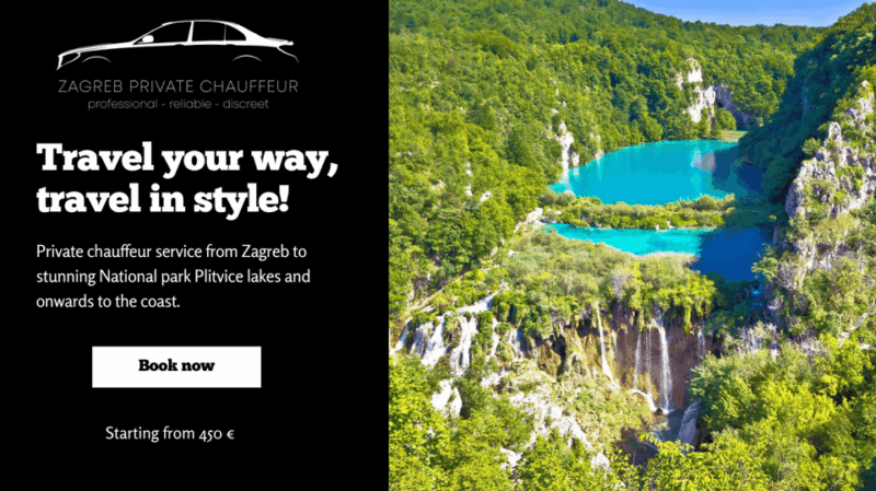 Zagreb - Plitvice Lakes - Split - Inclusions and Additional Services