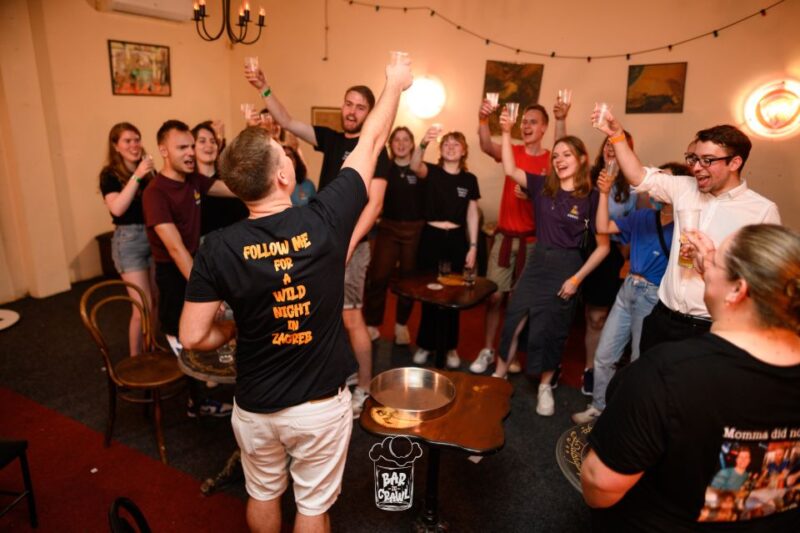 Zagreb:Private Bar Crawling and Alcohol Testing With a Guide - Meeting Point and Duration