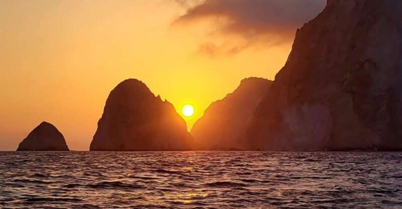 Zakynthos: Mizithres Sunset Cruise With Swimming & Turtles - Key Points