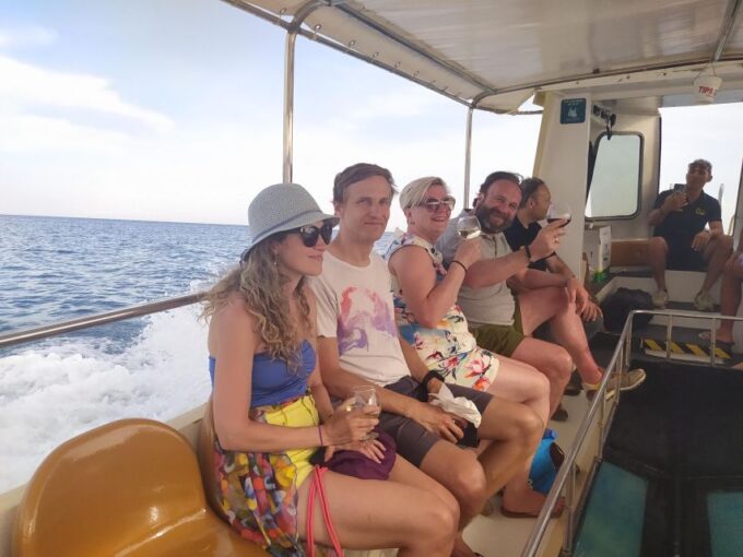 Zakynthos: Sunset Cruise to Myzithres With Wine - Boat and Island Facilities
