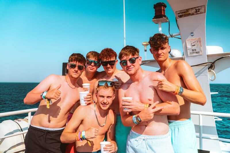 Zante: Pukka up Boat Party - Inclusions