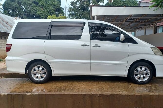 Zanzibar Taxi Service/Airport Transfer - Inclusions