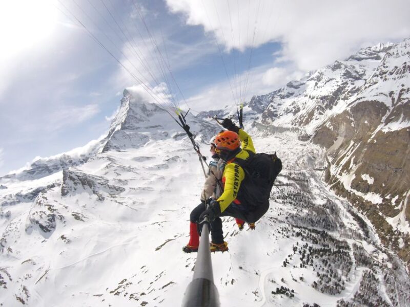 Zermatt: Paragliding Tandem Flight - Preparing for the Tandem Paragliding Flight