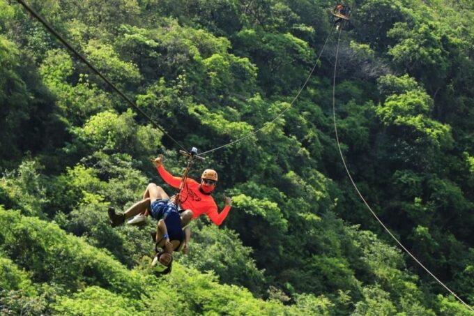 Zip Line and Mule Ride + Hanging Bridge -Puerto Vallarta - Zip Line Circuit