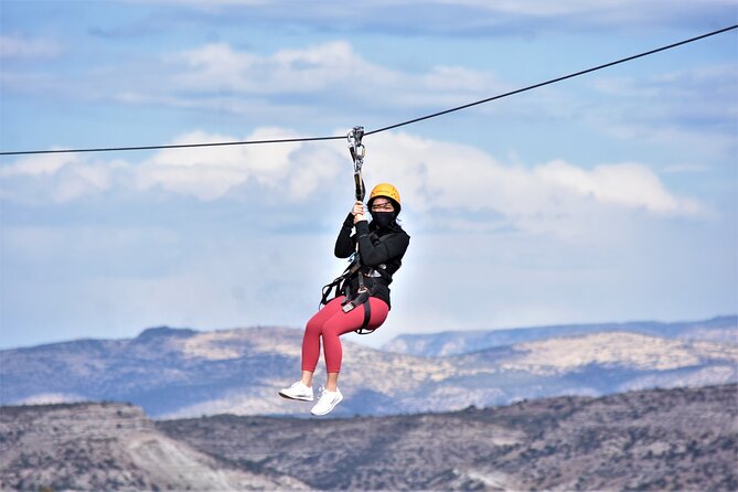 Zip Line Tour at Out of Africa Wildlife Park in Sedona,Camp Verde - Exploring the Desert Landscape