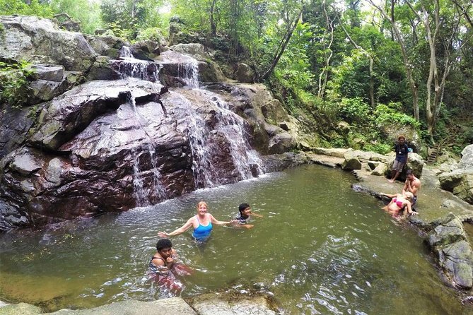 Zip Line + Walk to Waterfall & Swimming + Mud Pools Combo Tour - Key Points