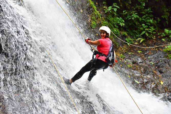 Zip Line With Canyoning Waterfall Adventure in Vista Los Sueños - Key Points