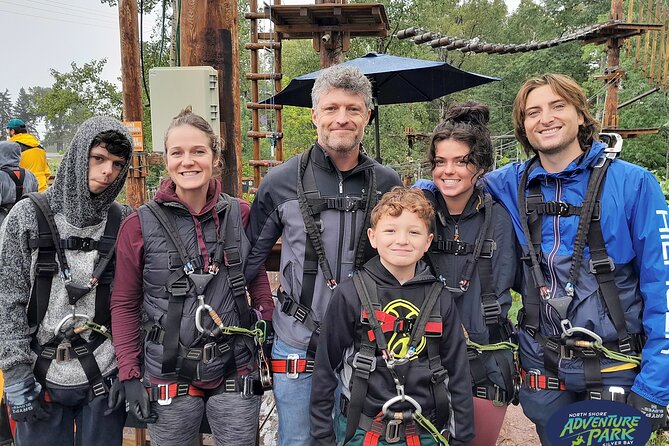 Zipline and Climb in a Forest on Lake Superiors North Shore - Pricing and Group Size Details