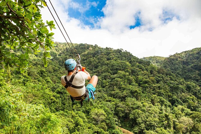 Zipline Canopy & Dunns River Falls Guided Tour With Admission From Montego Bay - Ocho Rios Drive Tour