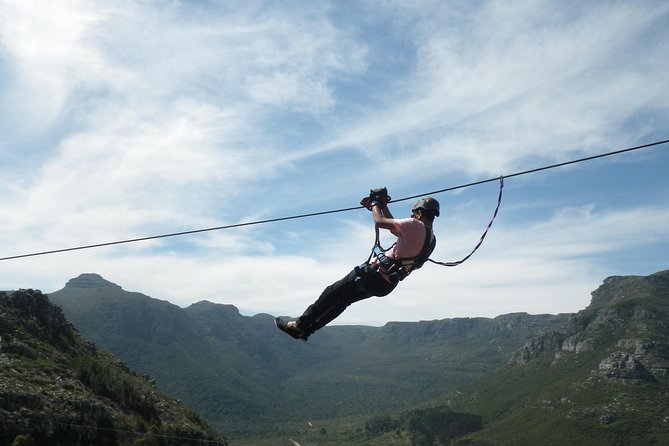 Zipline Cape Town - From Foot of Table Mountain Reserve - Meeting and Pickup