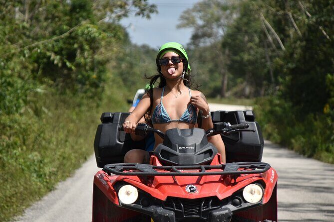 Zipline, Cenote and ATV Adventure with Pickup - Starting Point and Transportation