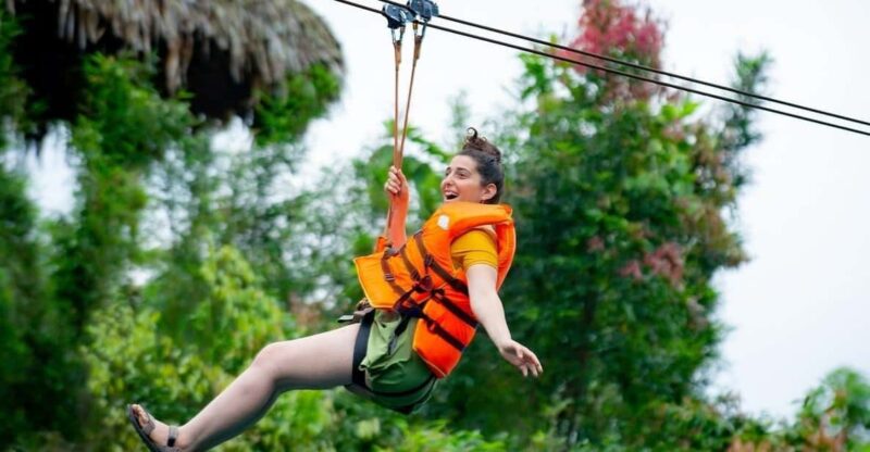 Zipline in Dark Cave- Paradise Cave Tour: Dong Hoi/Phong Nha - Itinerary Highlights
