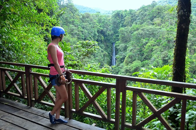 Zipline Over La Fortuna Waterfall - 7 Longest Lines - Key Points